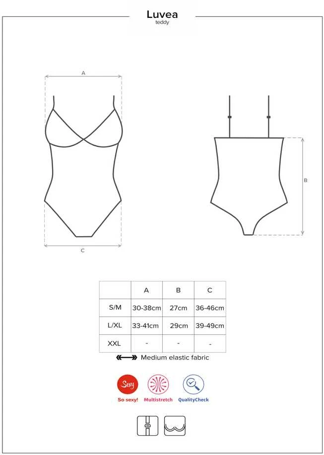 Obsessive - Luvae teddy juodas L/XL