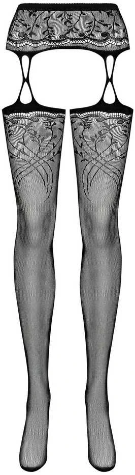 Obsessive - Garter Stockings S206 Juodas S/M/L