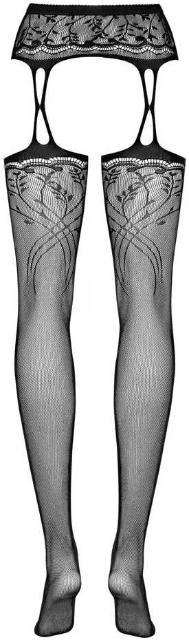Obsessive - Garter Stockings S206 Juodas S/M/L