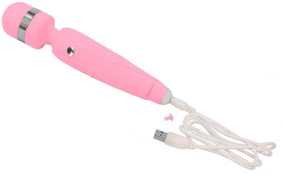 Rožinė Pillow Talk - Cheeky Wand Massager Rožinė