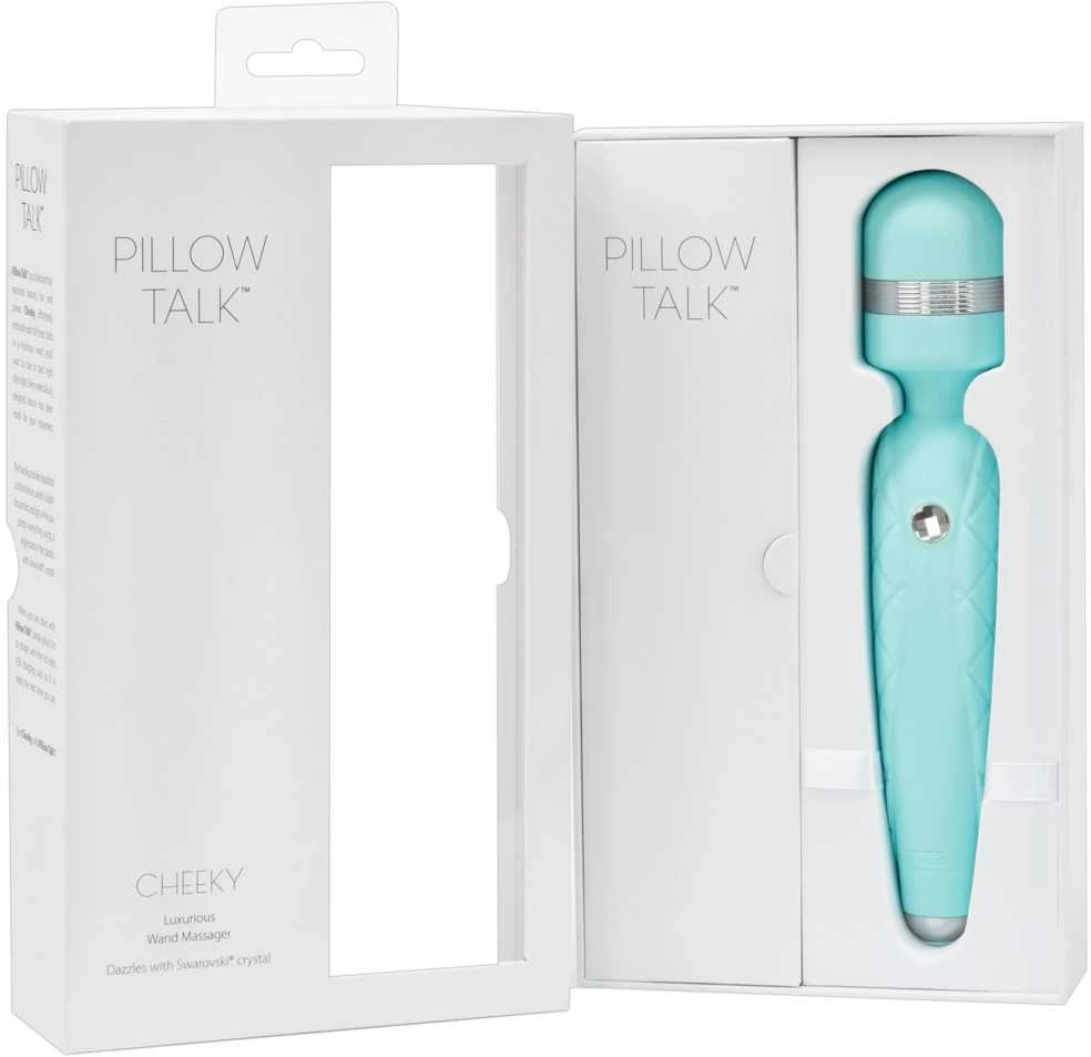 Pillow Talk Pagalvės pokalbis – Cheeky Wand Massager Teal