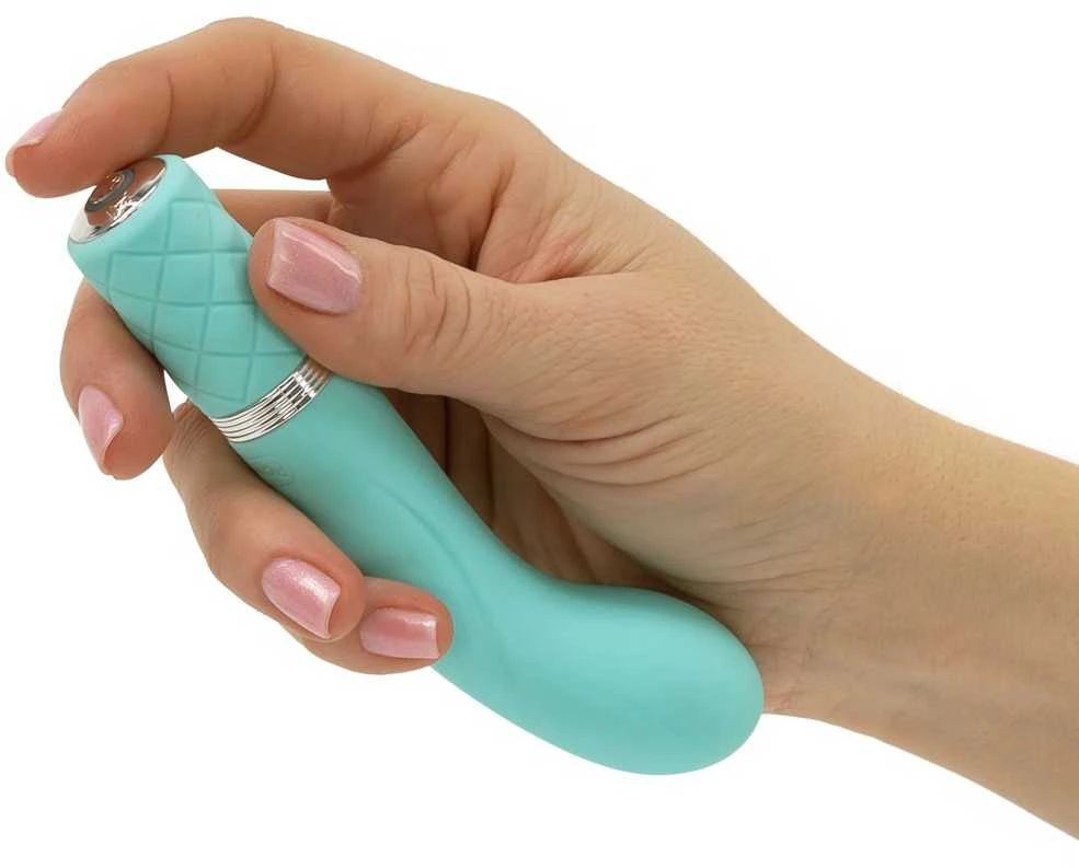 Pillow Talk Pagalvės pokalbis – Racy G-Spot Vibrator žalsvai mėlyna spalva