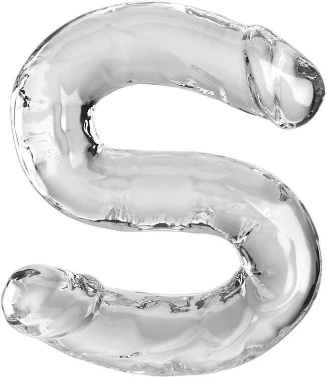 Pipedream KC 18in. Double Dildo Clear