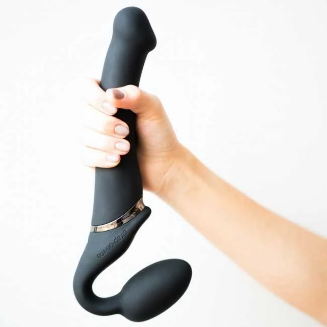 Strap-On-Me - Vibrating Bendable Strap-On L Violetinė