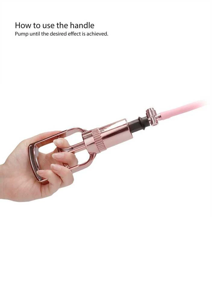 Shots Pumped Breast Simp Set Medium - Rose Gold