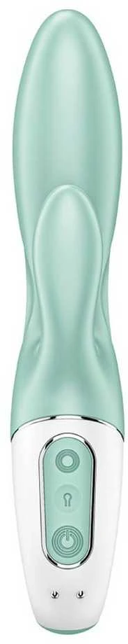 Satisfyer Air Pump Bunny 5+ vibratorius su siurbliu Mint