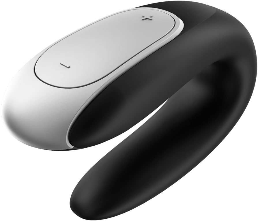 SATISFYER DOUBLE FUN CONNECT APP Juodas