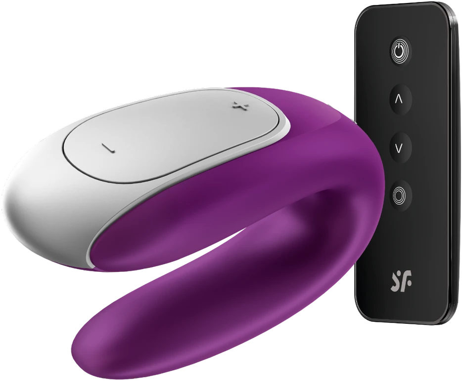 „SATISFYER DOUBLE FUN CONNECT“ programėlė Violetinis