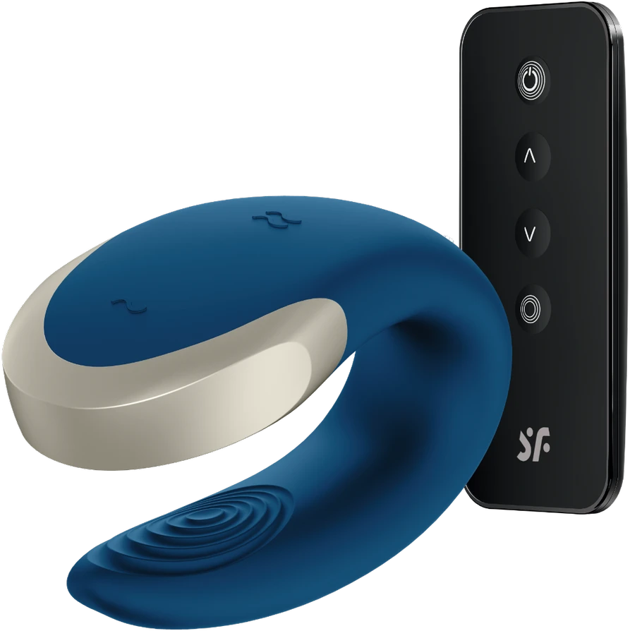 „SATISFYER DOUBLE LOVE CONNECT“ PROGRAMĖLĖ MĖLYNA
