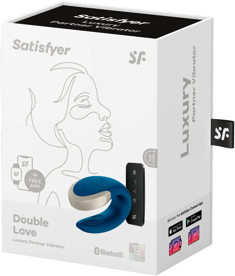 „SATISFYER DOUBLE LOVE CONNECT“ PROGRAMĖLĖ MĖLYNA