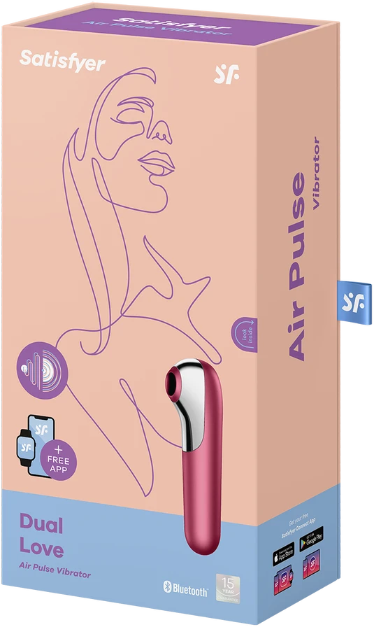 Satisfyer Klitorio masažuoklis-malonininkas dvigubos meilės vibratorius