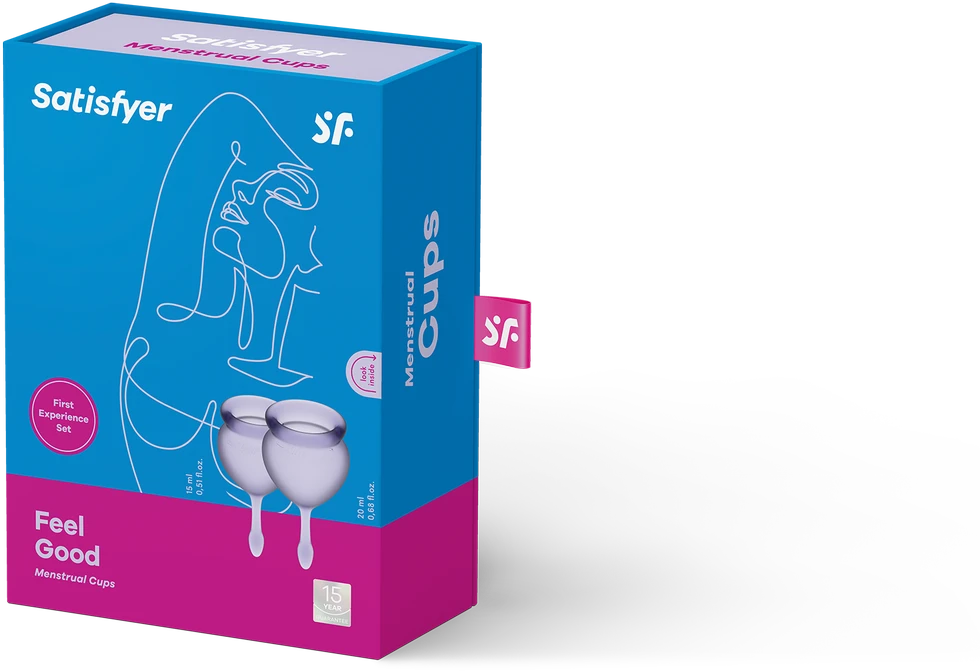 Satisfyer Menstruacijų taurė Fel Good Satisfier (violetinė)