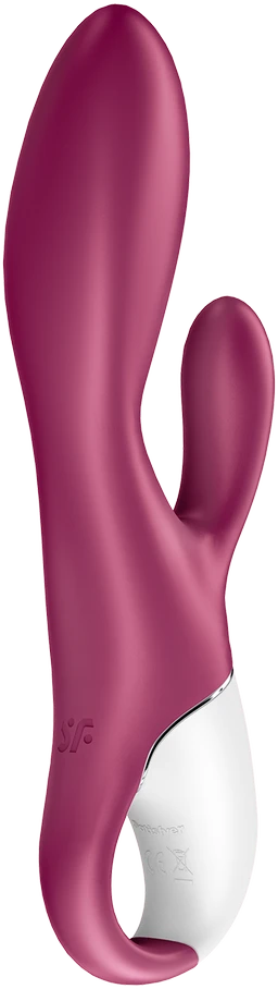 „Satisfyer Heated Affair“ šildomas triušio formos vibratorius su violetine spalva