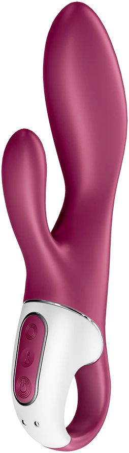 „Satisfyer Heated Affair“ šildomas triušio formos vibratorius su violetine spalva