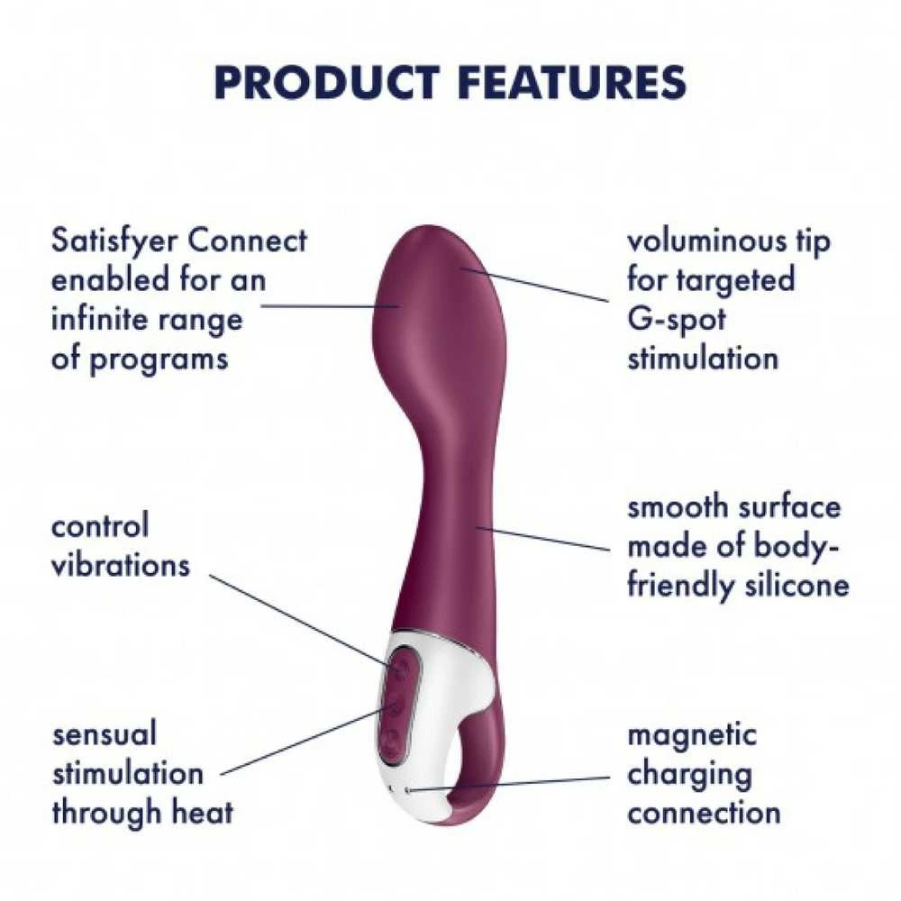 „Satisfyer Hot Spot“ šildomas G taško vibratorius