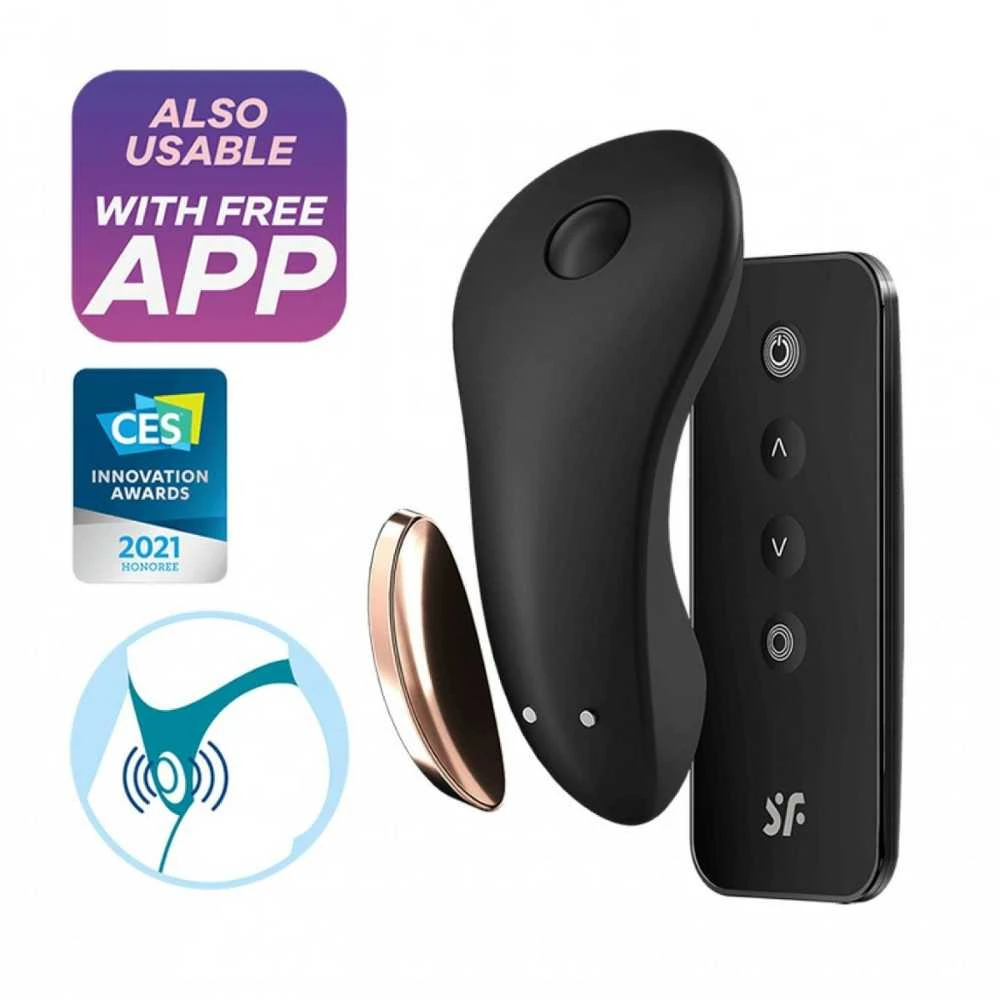 „Satisfyer Little Secret“ stimuliatorius (juodas)