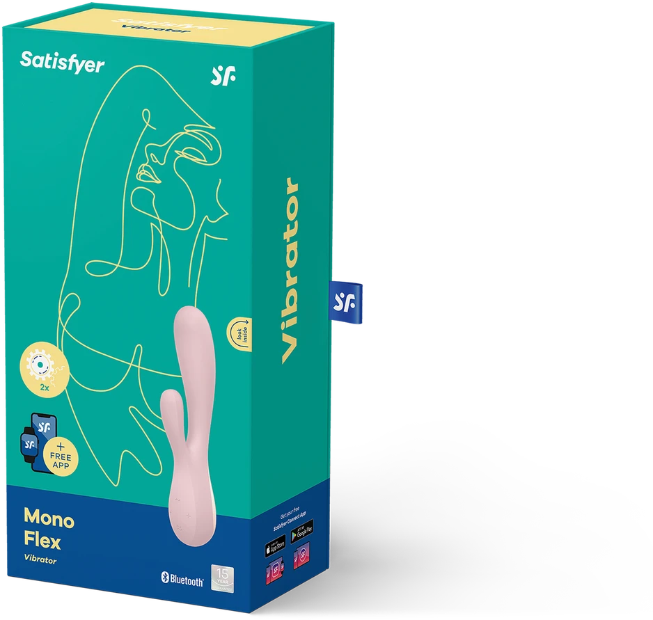 Satisfyer Mono Flex programėlės zuikio vibratorius