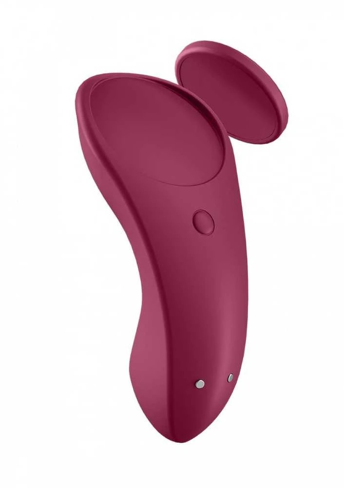 Satisfyer Partner Box 1 komplektas Sexy Secret Kelnaitės Vibratorius + Double Joy Partner Vibratorius