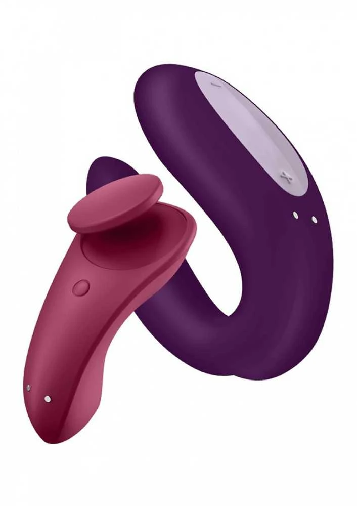 Satisfyer Partner Box 1 komplektas Sexy Secret Kelnaitės Vibratorius + Double Joy Partner Vibratorius