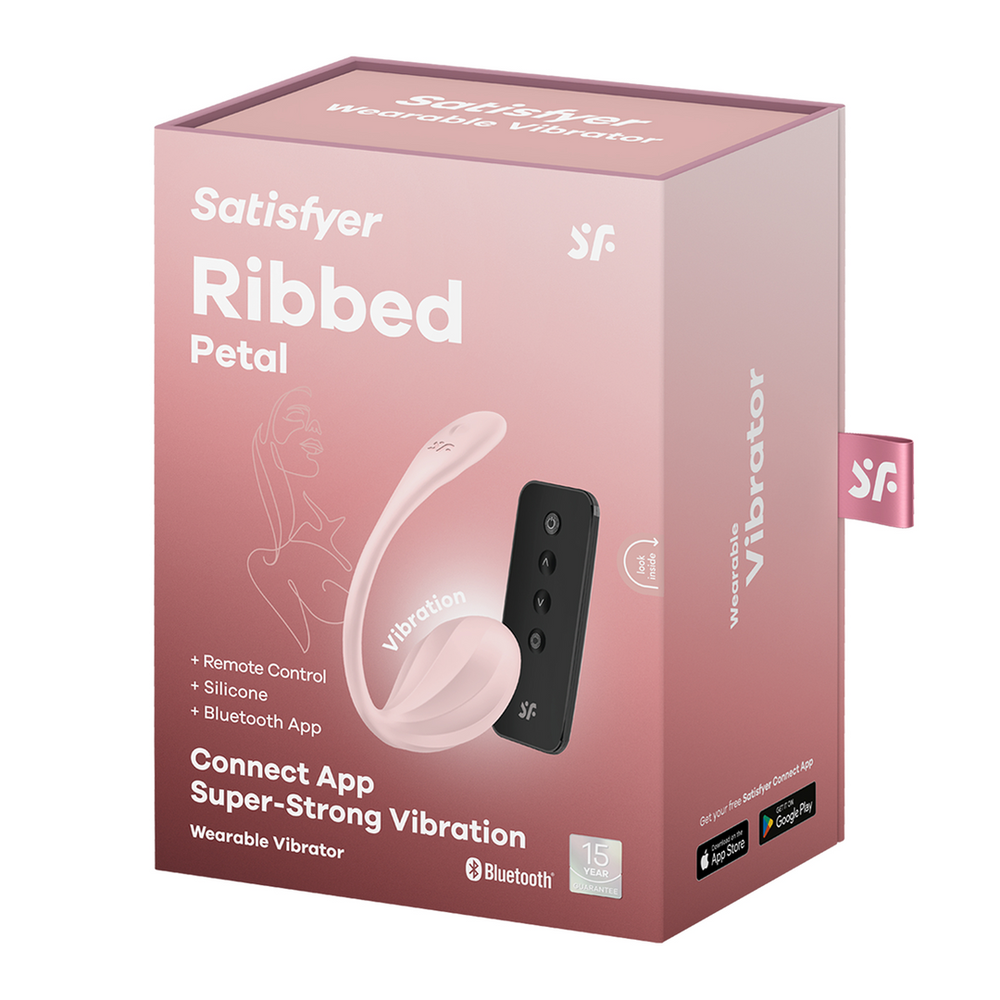 SATISFYER RYFLIUKAS ŽIEDLAPIS PRIJUNGIMAS PROGRAMĖLĖ ROŽINĖ