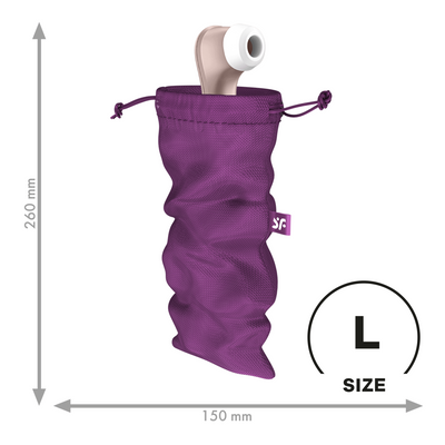 Satisfyer Treasure Bag - maišelis dalykėliams laikyti L Violet