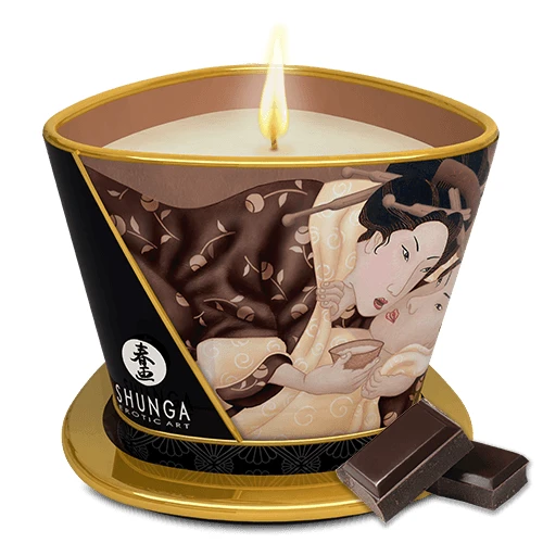 Shunga - masažinė žvakė šokolado skonio 170 ml