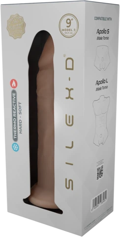 Silexd Realistiškas dildo skystas silikonas 2 (9")