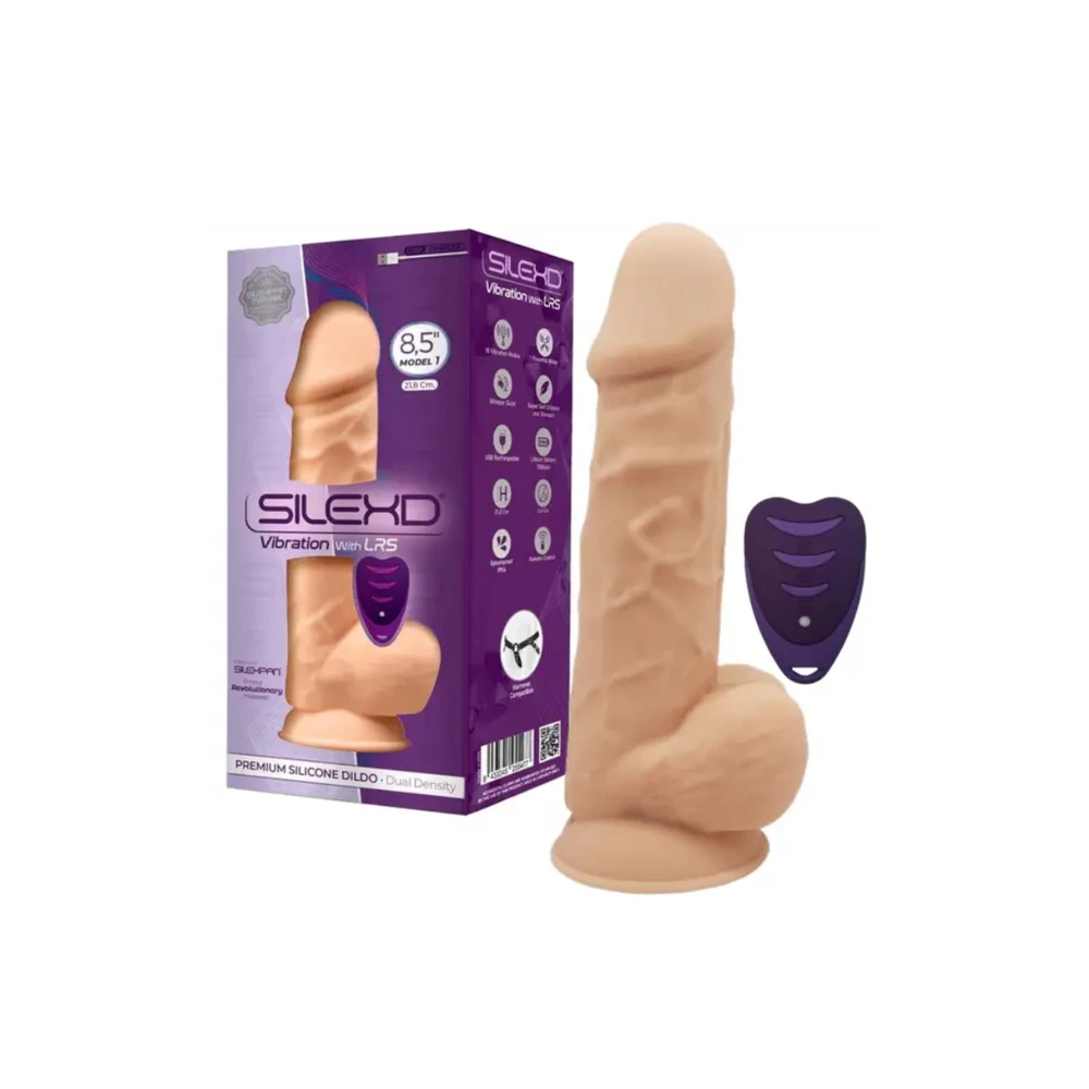 Silexd vibratorius su nuotolinio valdymo pultu 21,5 cm vibracija + LRS minkštimas