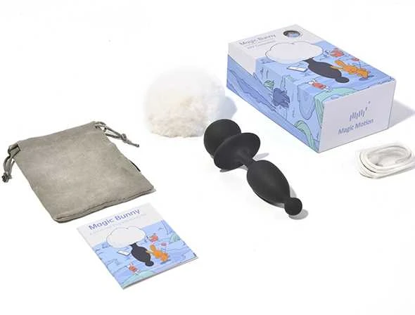 Magic Motion – Bunny App valdomas vibruojantis Bunny Tail analinis kištukas