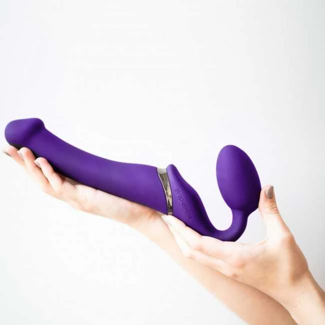 Strap On Me Vibrating Strap-On M Violetinė