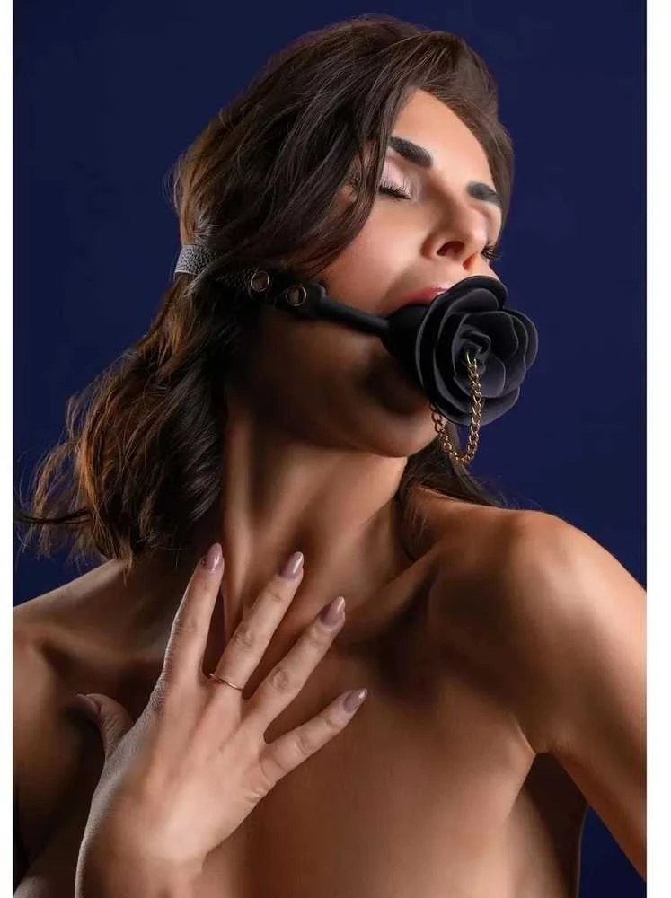 Taboom Rose Ball Gag su kištuku _