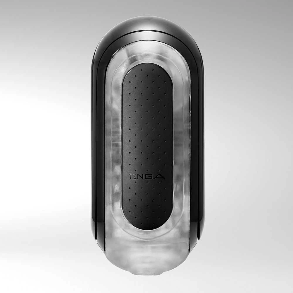 Masturbatorius „Tenga“ - „Flip 0“ (nulis) (juodas)
