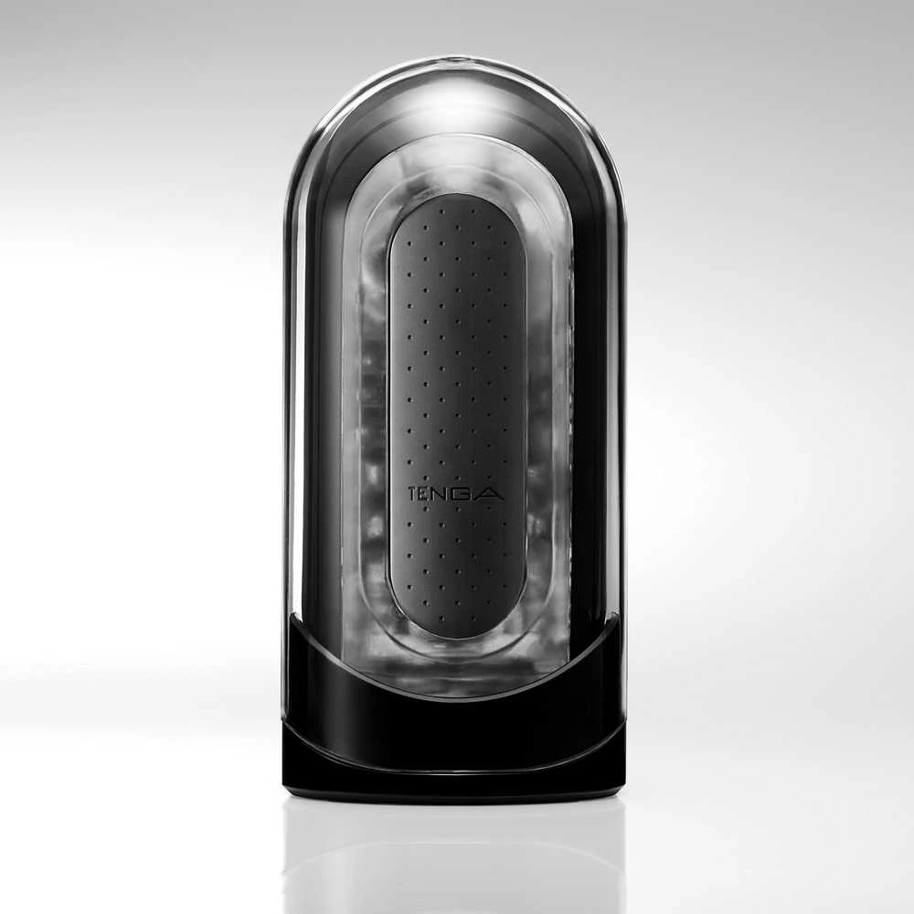 Masturbatorius „Tenga“ - „Flip 0“ (nulis) (juodas)