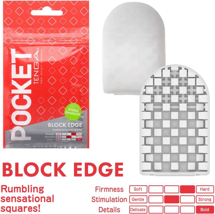 Tenga - Pocket Stroker Block Edge