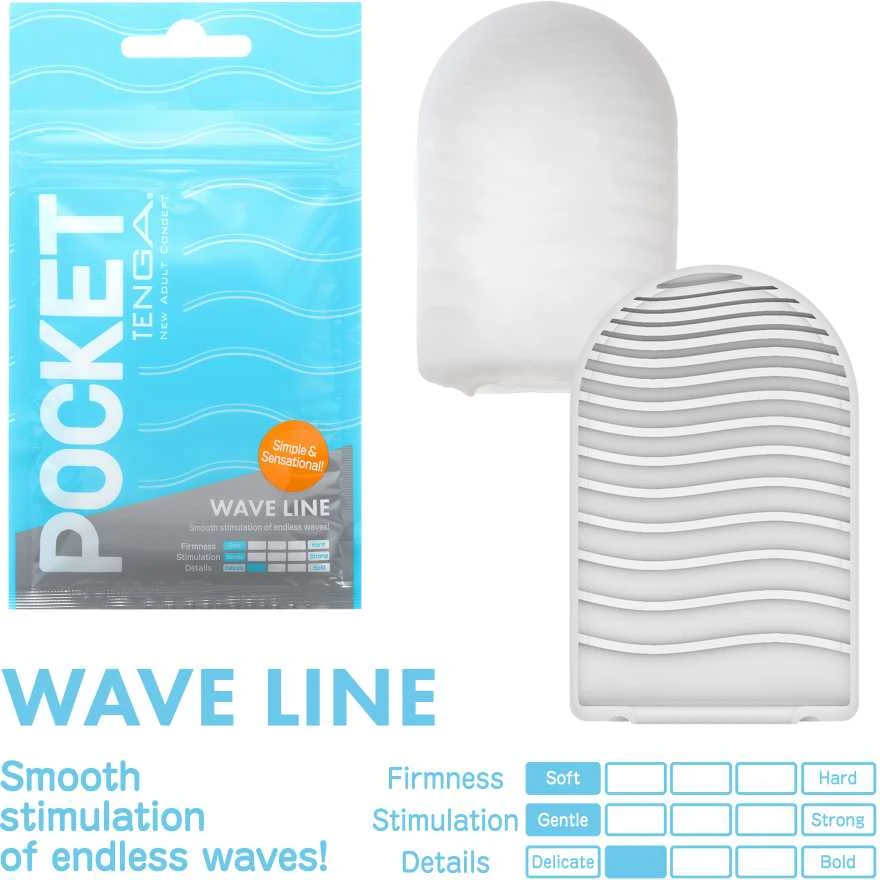 Tenga - Pocket Stroker Wave Line
