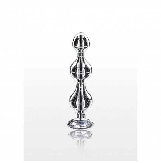 Ausinės TOYJOY Diamond Star Beads Medium Sidabrinis