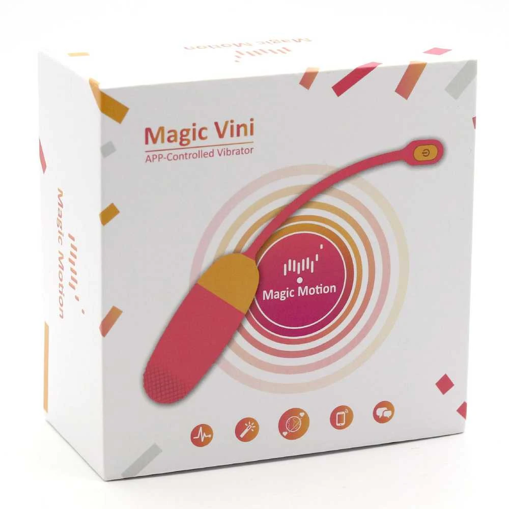 „Oranžinis Magic Motion“ – programėle valdomas meilės kiaušinis su „Vini“ funkcija, oranžinis