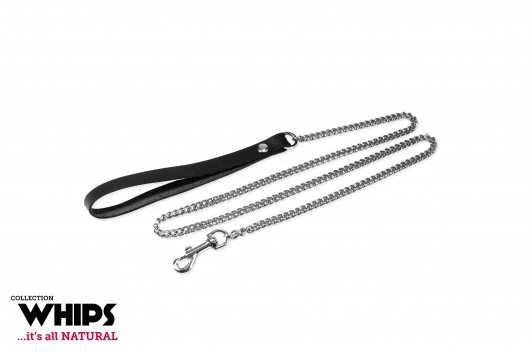 Whips Collections Odinė pavadėlio grandinėlė natūralios odos vergijos seksas
