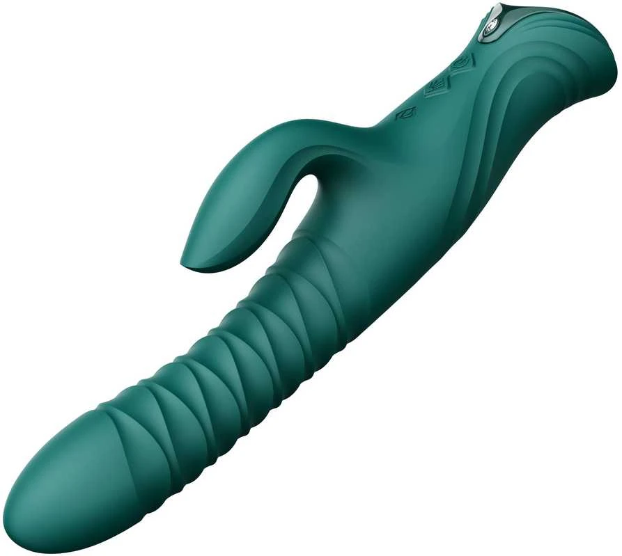 „Mose 2 Turquoise Žalias Zalo“ zuikio vibratorius