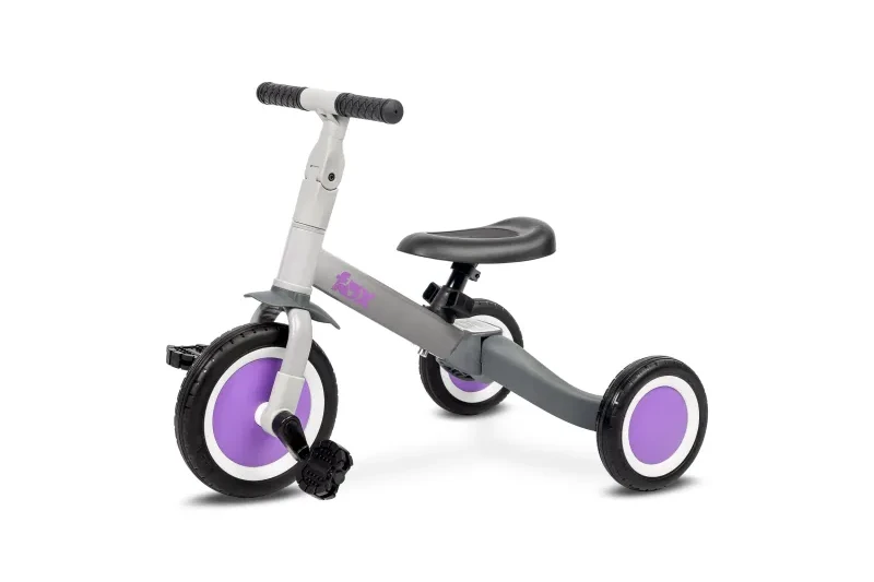 Dviratukas/triratukas Toyz FOX 4in1, pilkas/violetinė