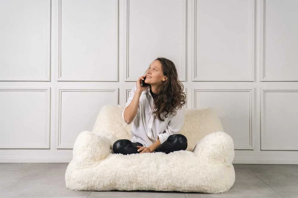 Sofa Fotelis Jelly Bear/baltas