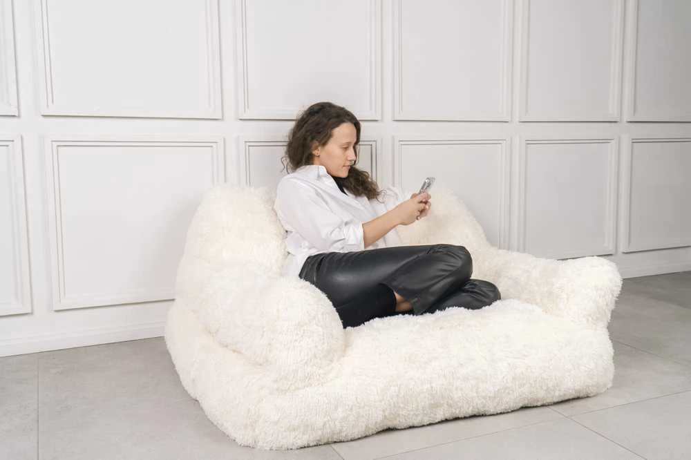 Sofa Fotelis Jelly Bear/baltas
