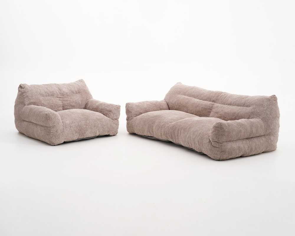 Sofa Fotelis Jelly Bear/ Smėlio (Velvetas)