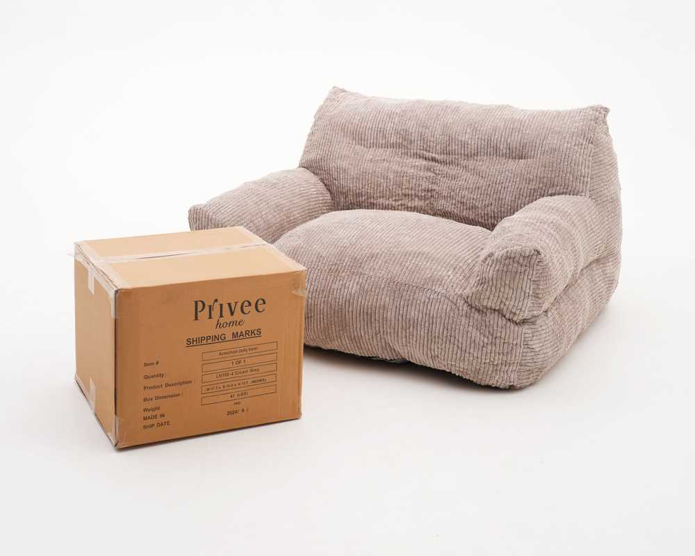 Sofa Fotelis Jelly Bear/ Smėlio (Velvetas)
