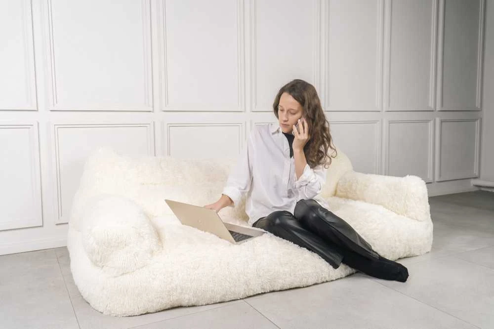 Sofa Jelly Bear/balta