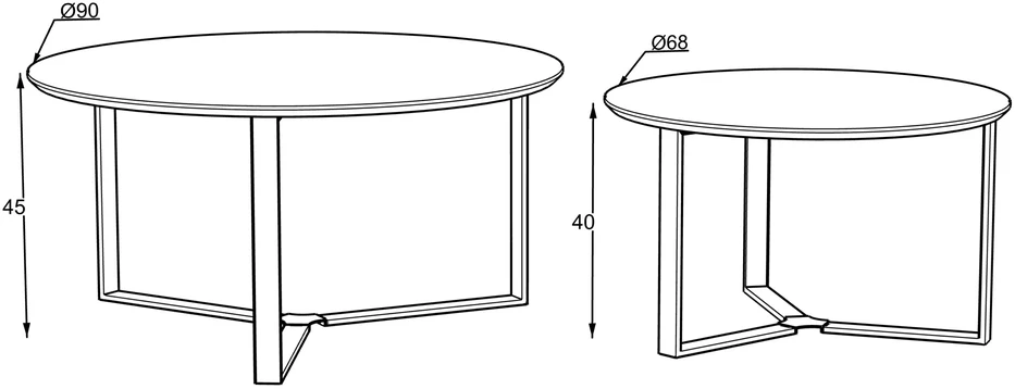 Staliukas Miami 68 / Irony Melamine, Tamsiai pilka (marmuro raštas) – mažas