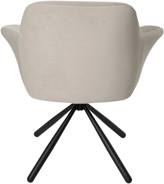 Valgomojo kėdė Pari/Anka 04-Swivel Conic KD, Šviesiai pilka