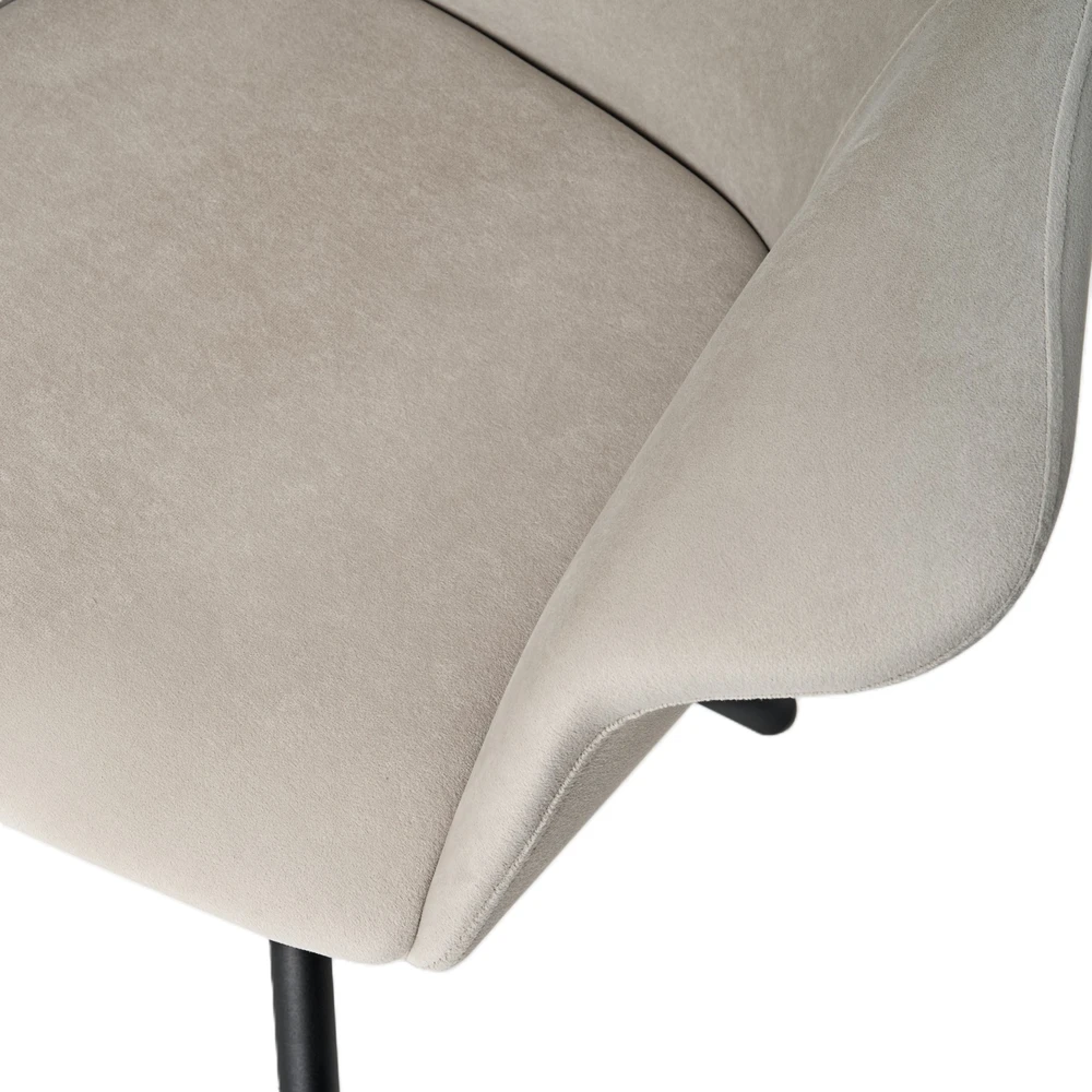 Valgomojo kėdė Pari/Anka 04-Swivel Conic KD, Šviesiai pilka