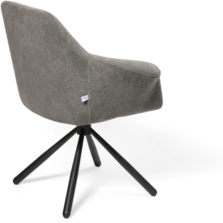 Valgomojo kėdė Pari/Coco 13-Swivel Conic KD, Pilka
