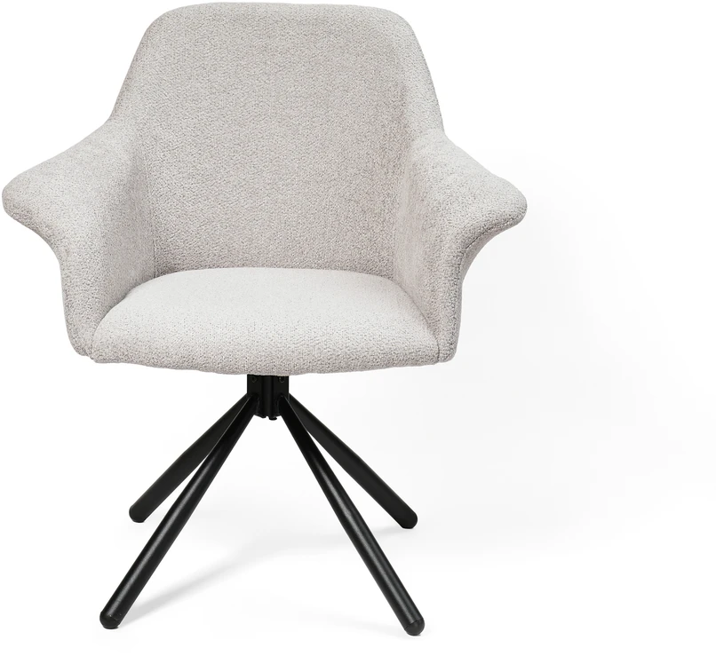 Valgomojo kėdė Pari/Odessa 650-Swivel Conic KD, Šviesiai pilka